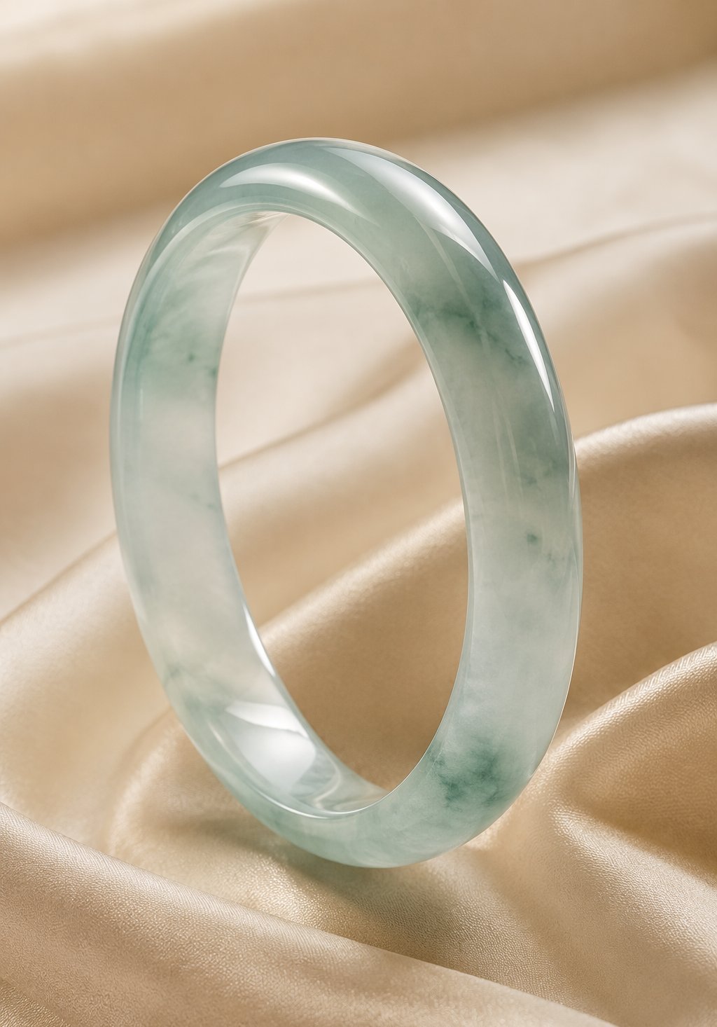 冰種翡翠手鐲 Icy Jadeite Bangle